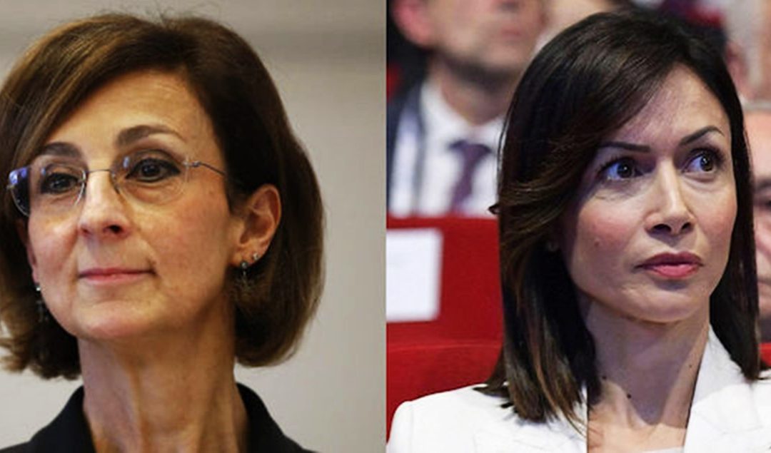 I ministri Marta Cartabia e Mara Carfagna