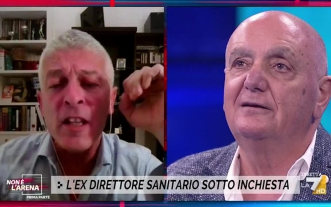 Lo scontro tra Nicola Morra e Vincenzo Cesareo durante "Non è l'Arena" di Massimo Giletti