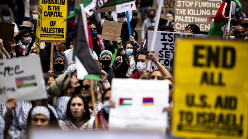 "Libertà per Gaza", migliaia di manifestanti in Canada e Stati Uniti al fianco del popolo palestinese
