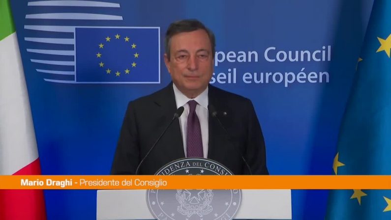 Migranti, Draghi: “Serve una risposta solidale dell’Ue”