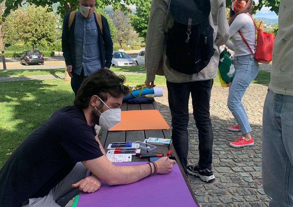 Un momento della manifestazione