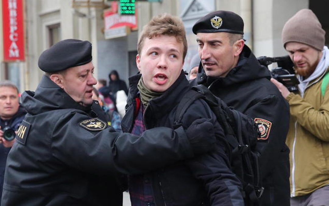 Il reporter e dissidente in esilio Roman Protasevich