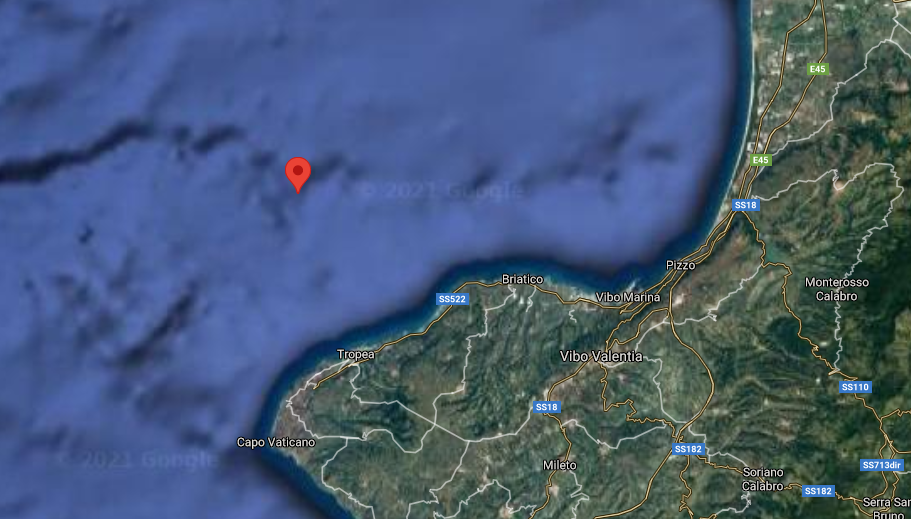 L'area interessata dal terremoto