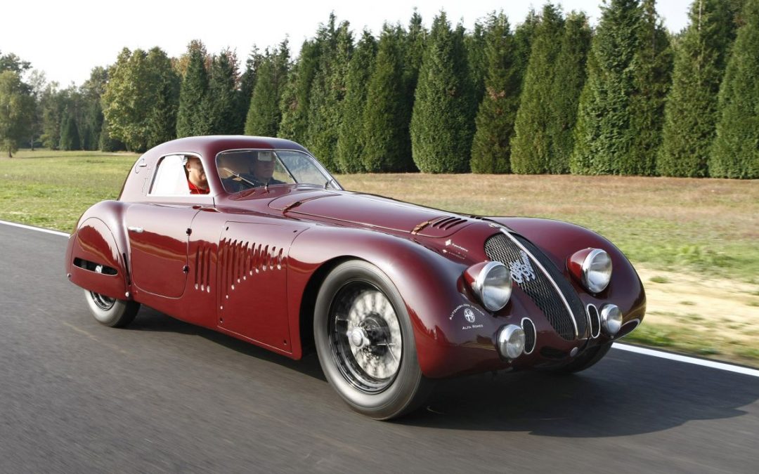 Alfa Romeo 8C 2900 B Le Mans e 33 Stradale al REB Concours Roma