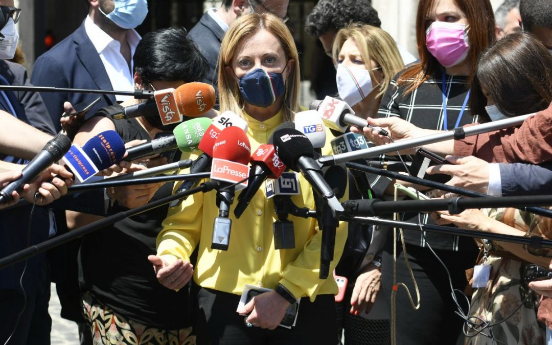 Media, Giorgia Meloni domina su radio e tv