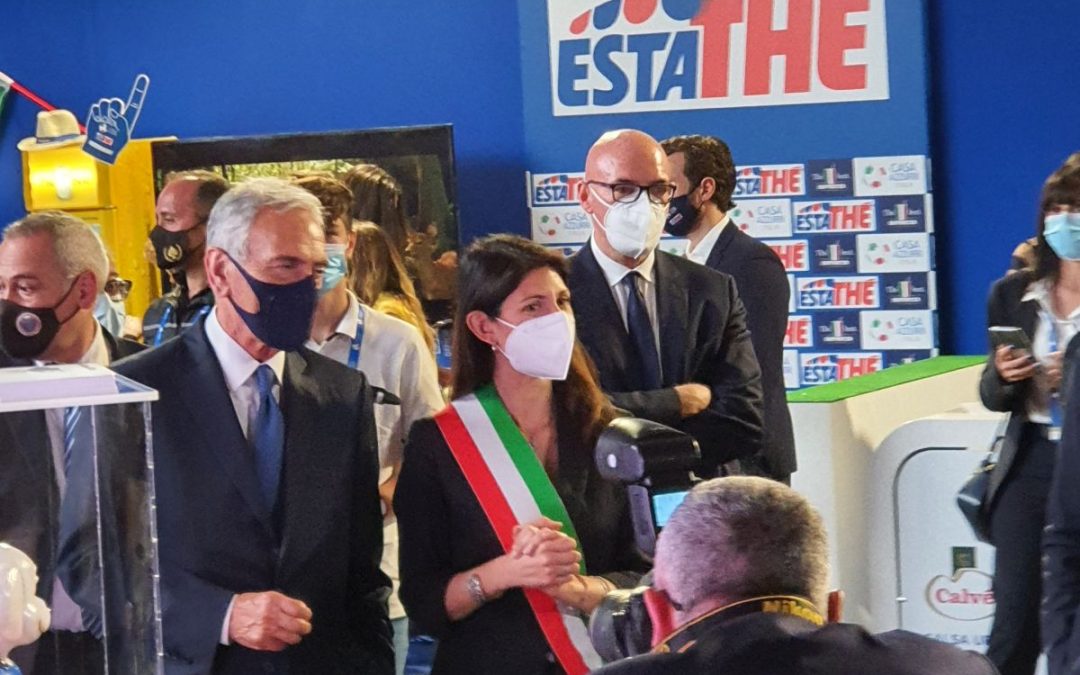 Euro2020, inaugurata Casa Azzurri a Roma