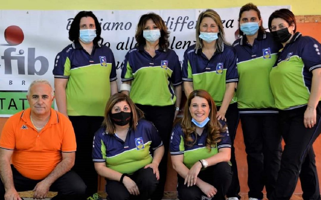 La squadra della Bocciofila Sala Catanzaro