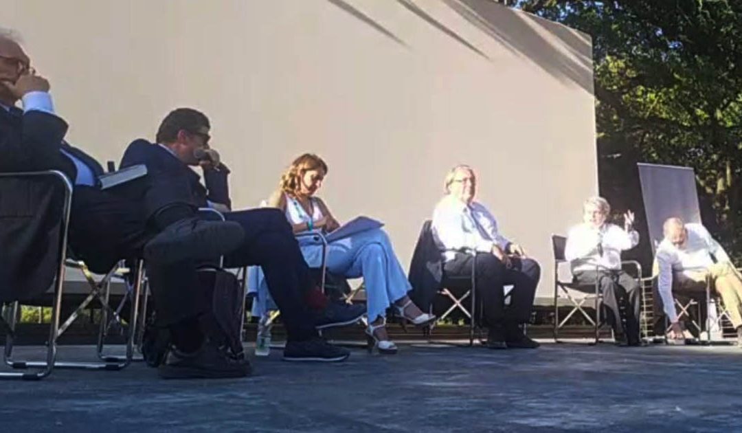 Con Roberto Napoletano anche Carla Ruocco, Renato Brunetta, Adolfo Urso e Patrizio Bianchi introdotti da Pietrangelo Buttafuoco
