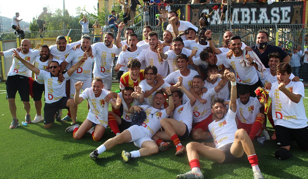 I festeggiamenti del Sambiase per la promozione in Serie D