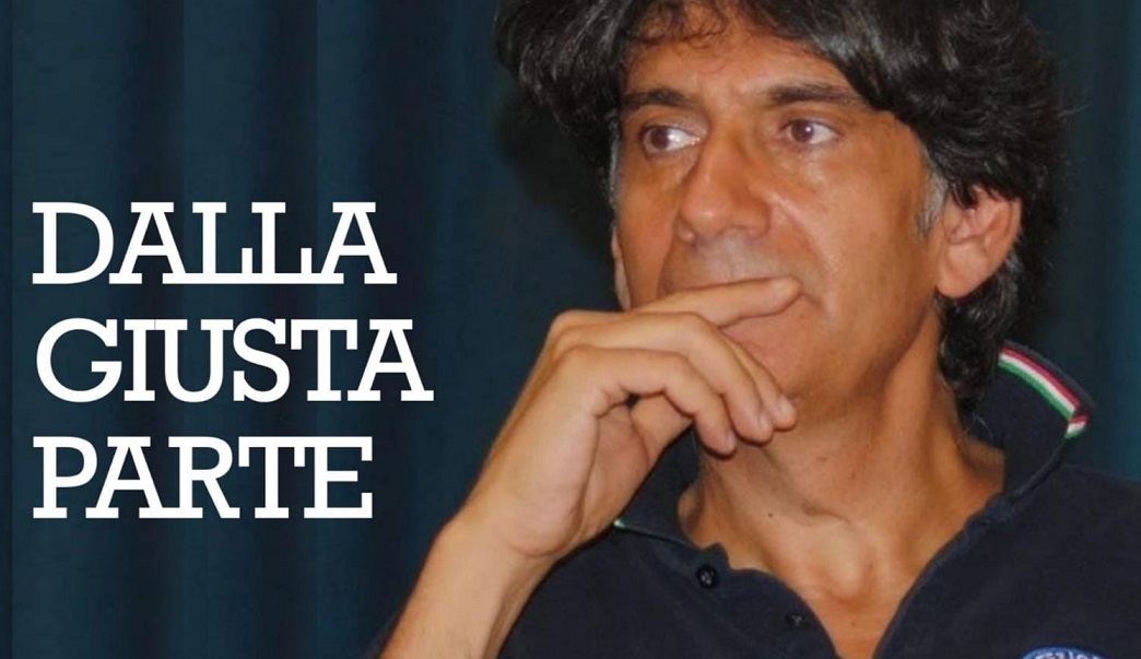 Carlo Tansi con il motto dedicato a Giuseppe Conte