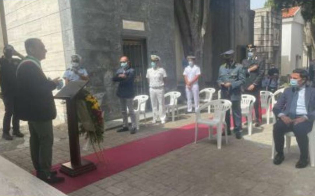 La commemorazione di Losardo al cimitero di Cetraro