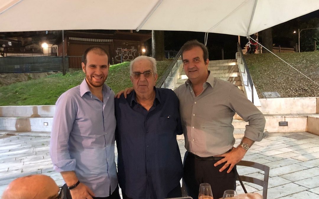 Mario Occhiuto con il padre Giovanni e il figlio omonimo