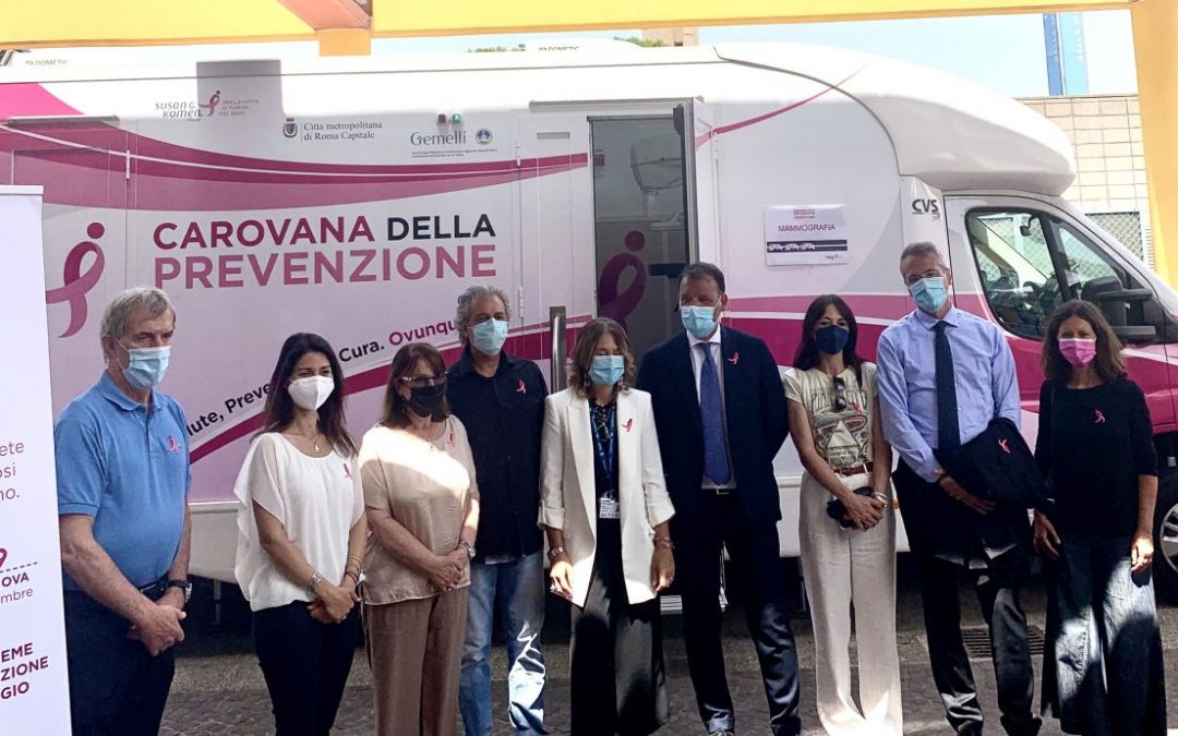 Tumori del seno, parte da Roma la “Carovana della Prevenzione”