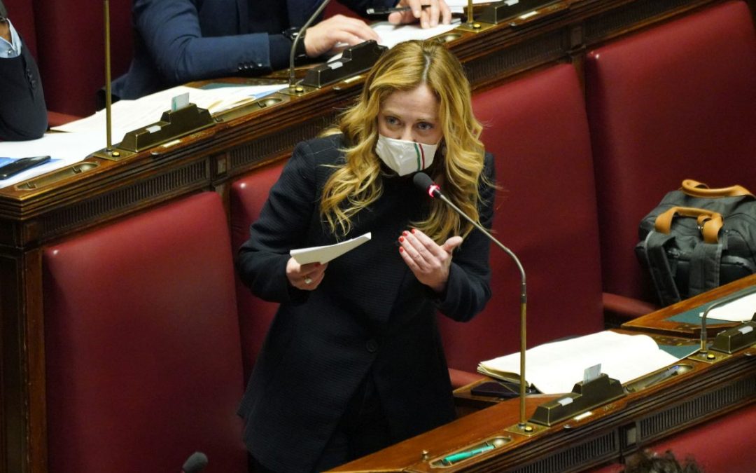 Meloni “Da Draghi parole di terrore, green pass non è libertà”