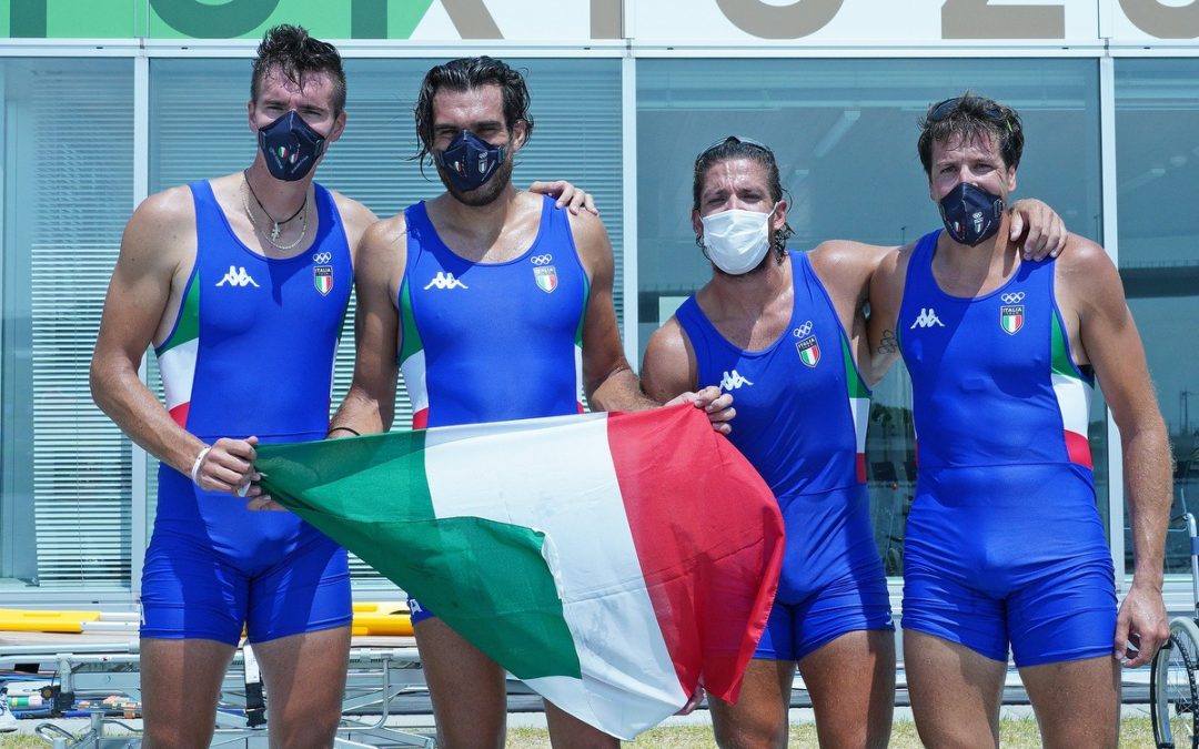 Canottaggio, Italia bronzo olimpico nel 4 senza