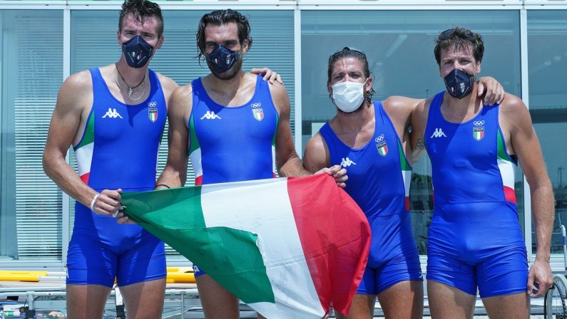 Canottaggio, Italia bronzo olimpico nel 4 senza