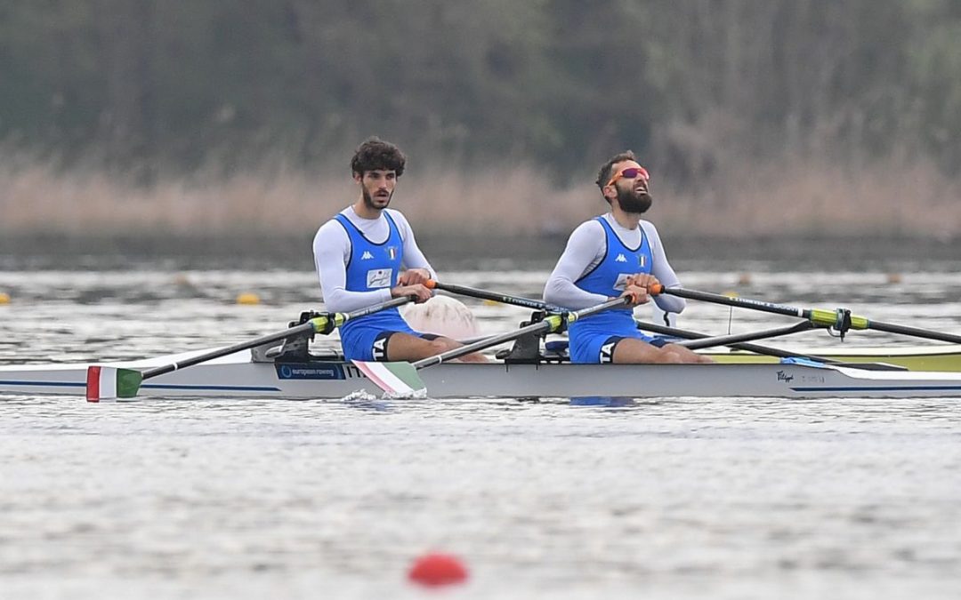 Bronzo Italia nel canottaggio doppio pesi leggeri uomini