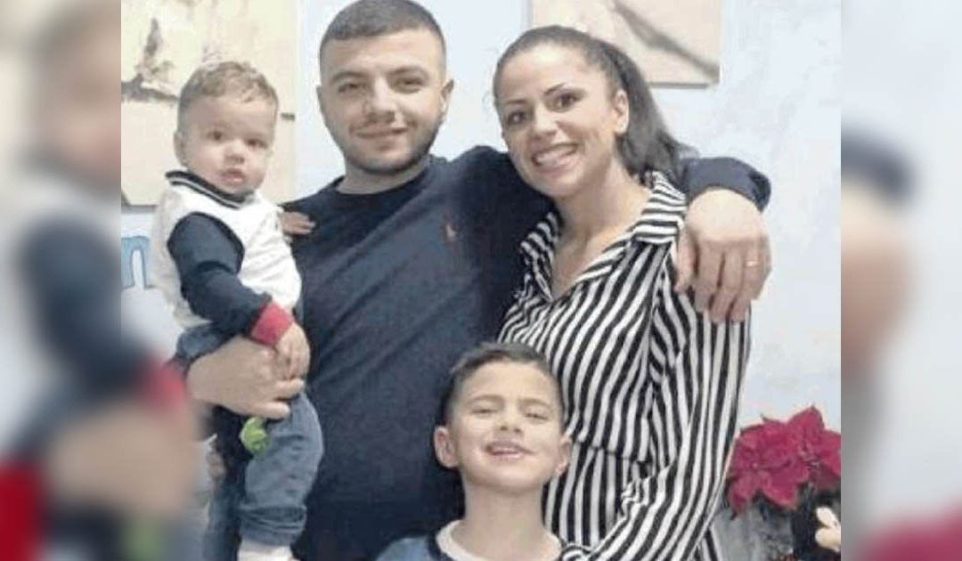 Ardea la famiglia Fusinato: Carol e Domenico con Daniel e David