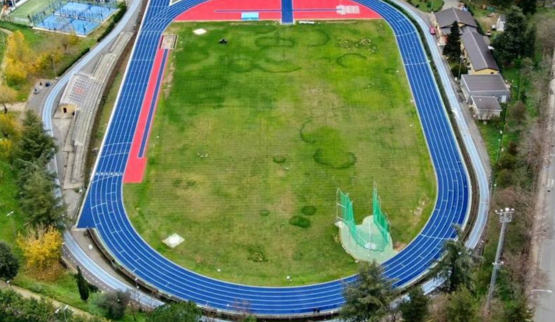 Il nuovo campo scuola Coni visto dall'alto