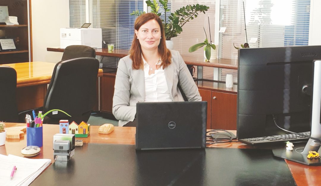Enrica Sanguedolce nel suo ufficio