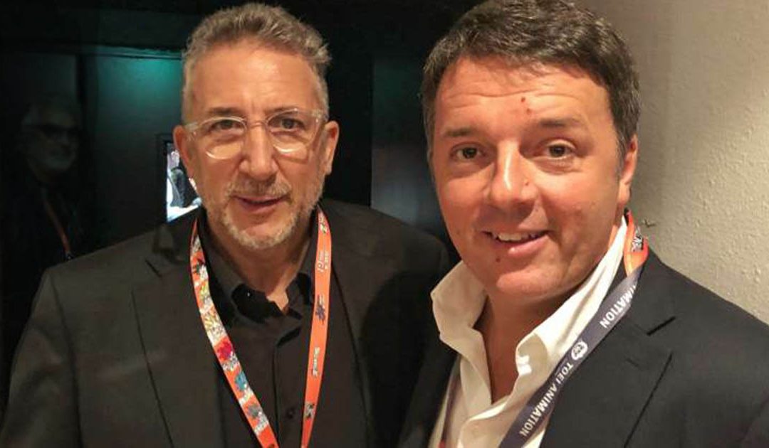Lucio Presta e Matteo Renzi (fonte rete)
