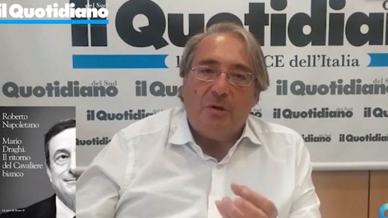 Camigliatello, Roberto Napoletano presenta il libro "Mario Draghi, il ritorno del Cavaliere Bianco"