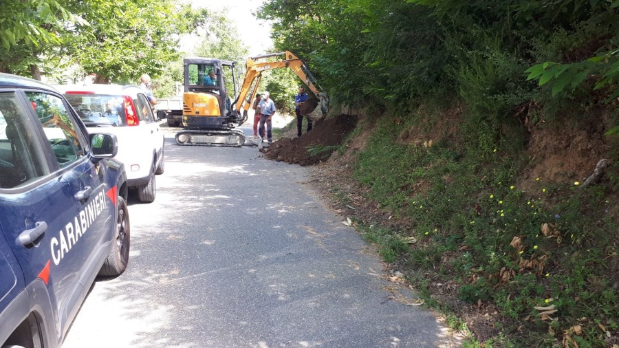 I lavori per individuare gli allacci abusivi