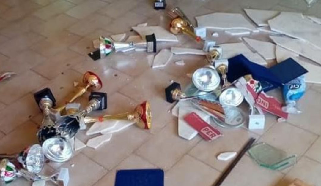 Il segno del passaggio dei vandali
