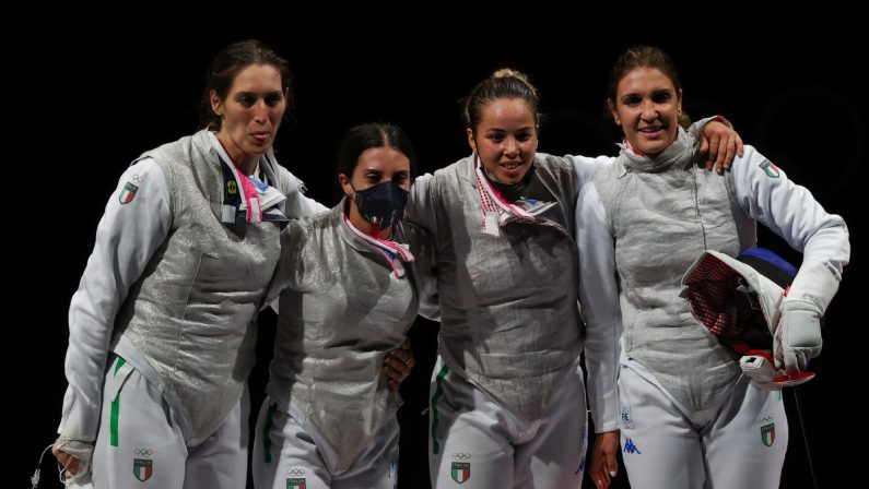 Bronzo per le azzurre nel fioretto femminile a squadre