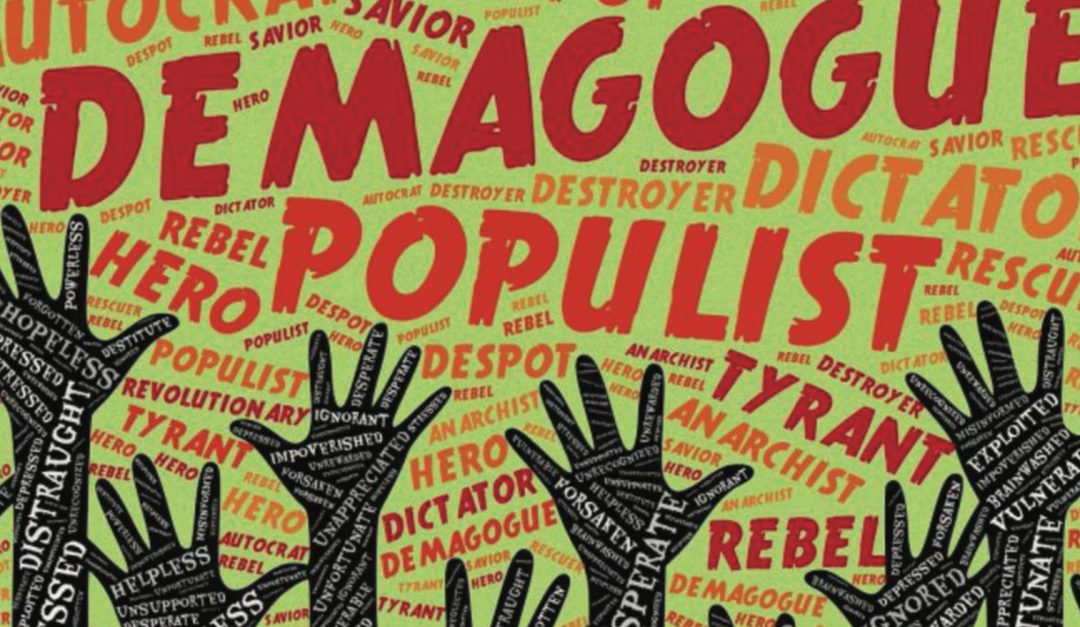 Un manifesto con il populismo