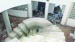L’interno dell’eterno cantiere del Teatro di Gallico