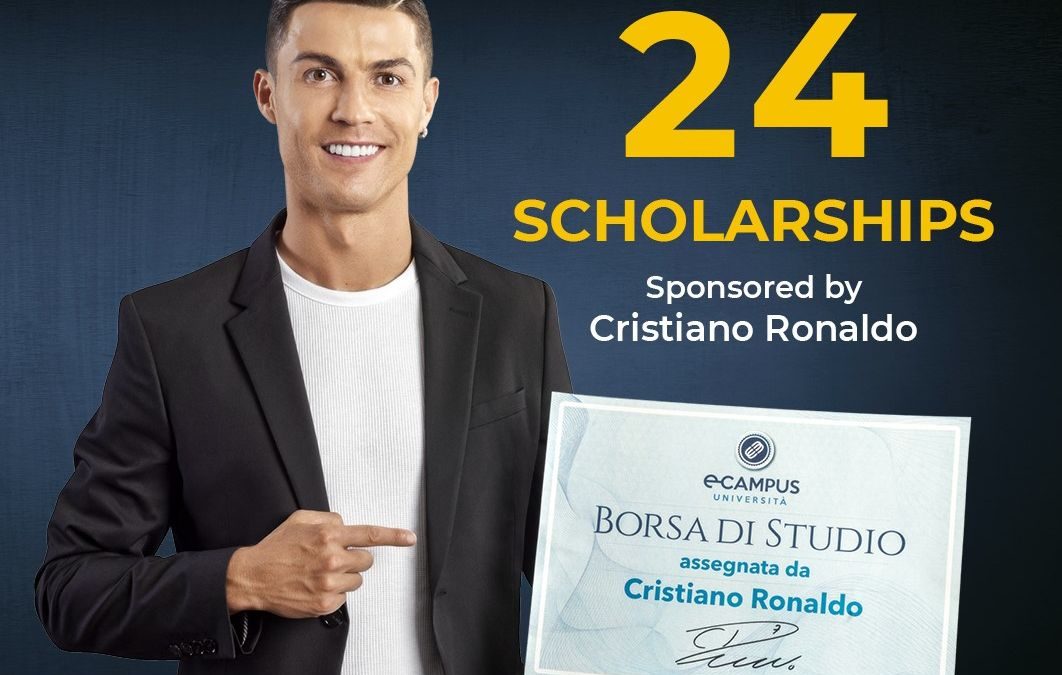 Ronaldo dona 24 borse di studio eCampus, candidature dal 4 agosto