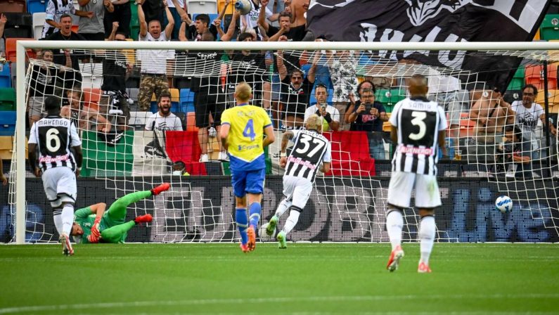 Juve doppio vantaggio ma viene raggiunta, a Udine 2-2