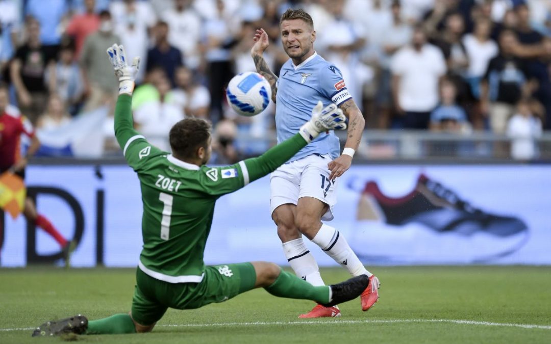 Lazio a valanga sullo Spezia, 6-1 con tripletta Immobile