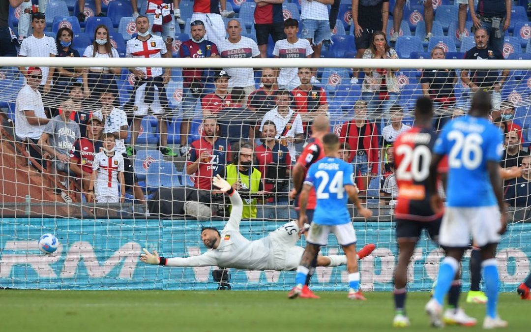 Il Napoli vince in casa Genoa, decice Petagna