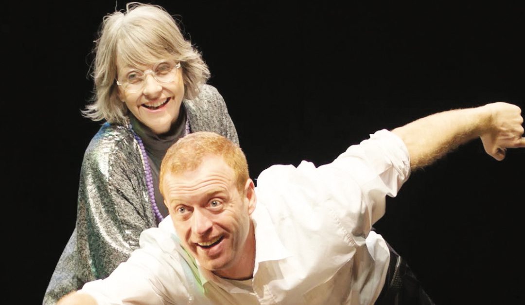 Annalisa Arione e Dario de Falco in scena