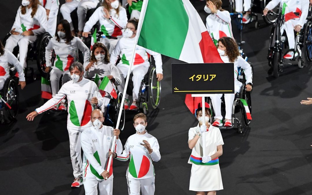 Paralimpiadi al via, l’Italia sfila con Bebe Vio e Morlacchi