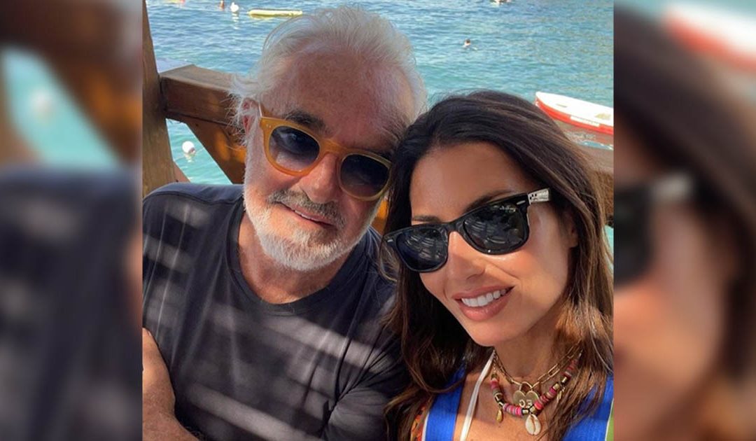Elisabetta Gregoraci e Flavio Briatore assieme a Capri (fonte Instagram)