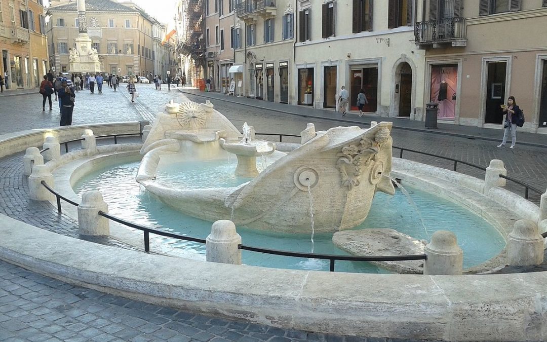 La Fontana della Barcaccia a Roma
