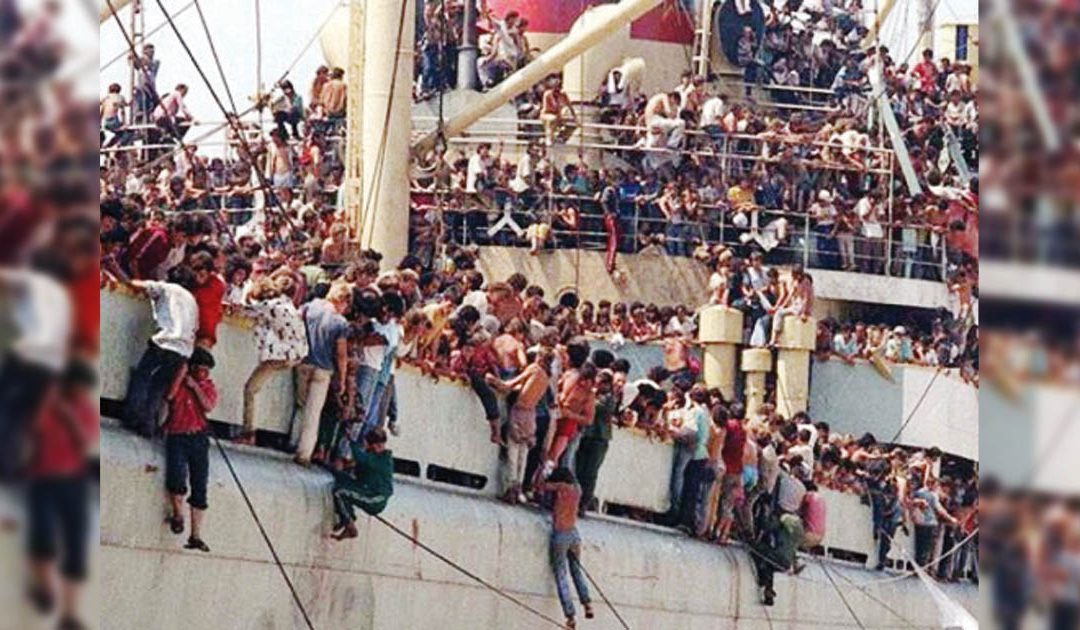 I migranti Albanesi sbarcati in Puglia nell'agosto 1991