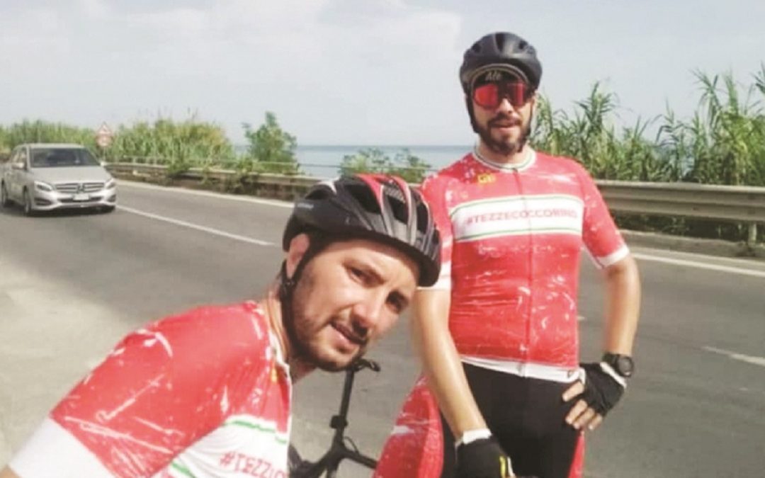 I ciclisti Samuele Zago e Marco Roveda