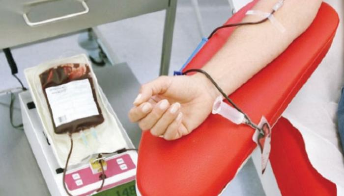 Una donazione di sangue