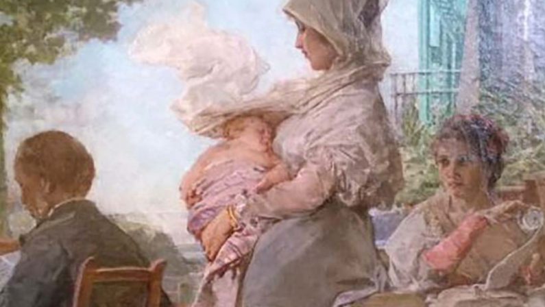 Tedesco e quella pittura colta e teatrale come scenografie di Visconti e Zeffirelli