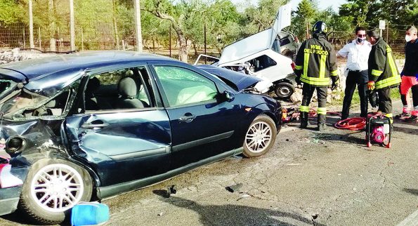 Tragedia sulle strade della Puglia: tre morti
