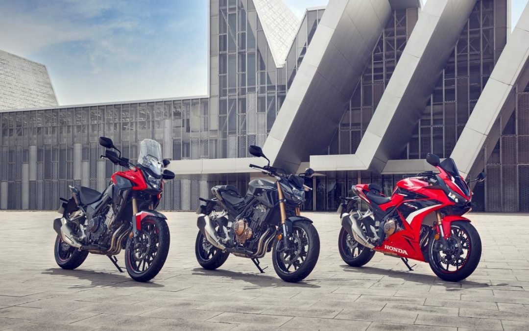 Honda rinnova CB500F, CBR500R e CB500X