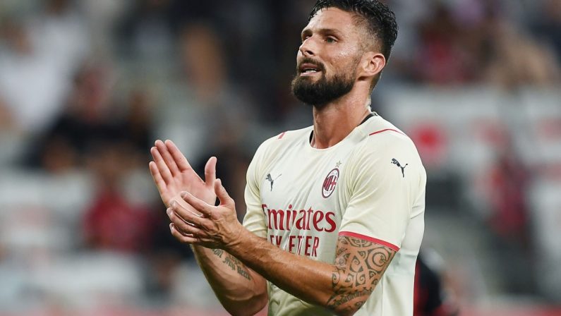Positivo l’attaccante del Milan Olivier Giroud