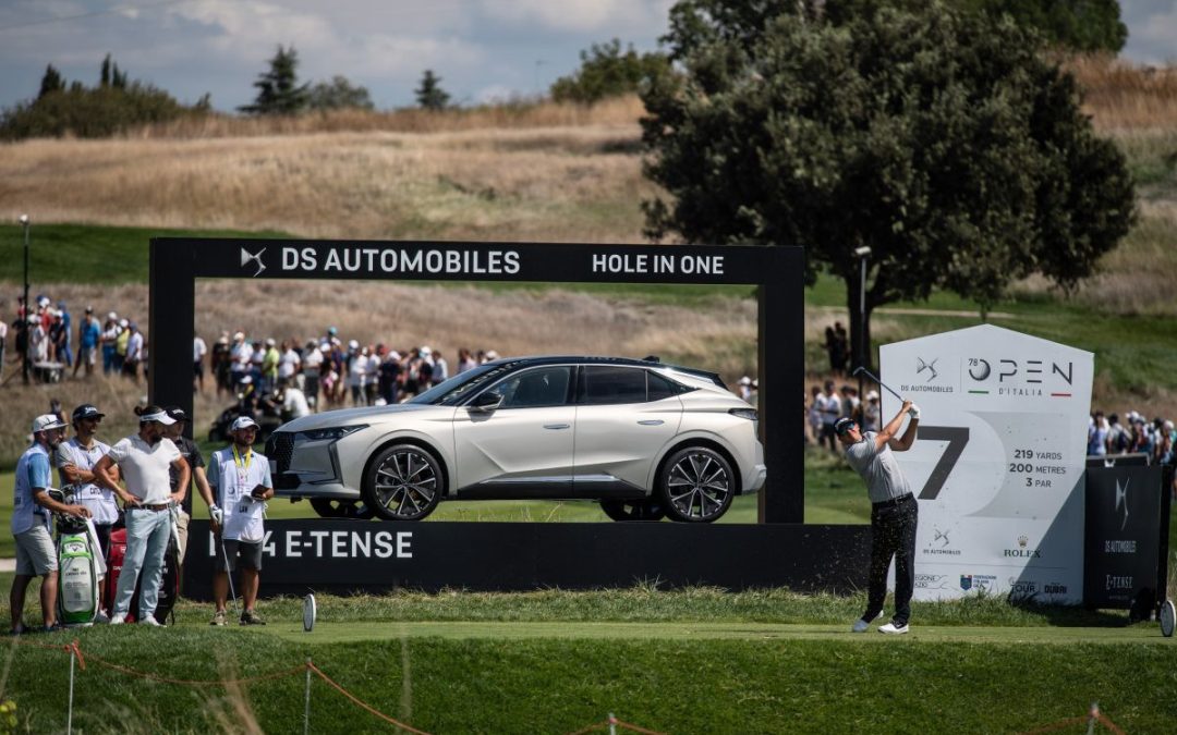 DS protagonista con la gamma E-Tense al 78° Open d’Italia di golf