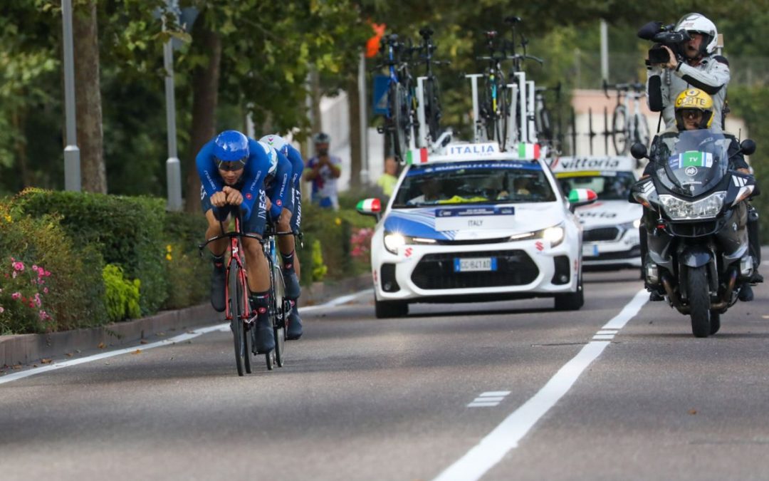 Agli Europei di ciclismo oro per l’Italia di Ganna nel team relay