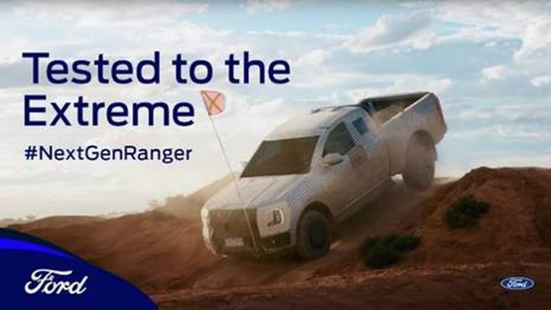 Prime immagini per la nuova generazione del Ford Ranger