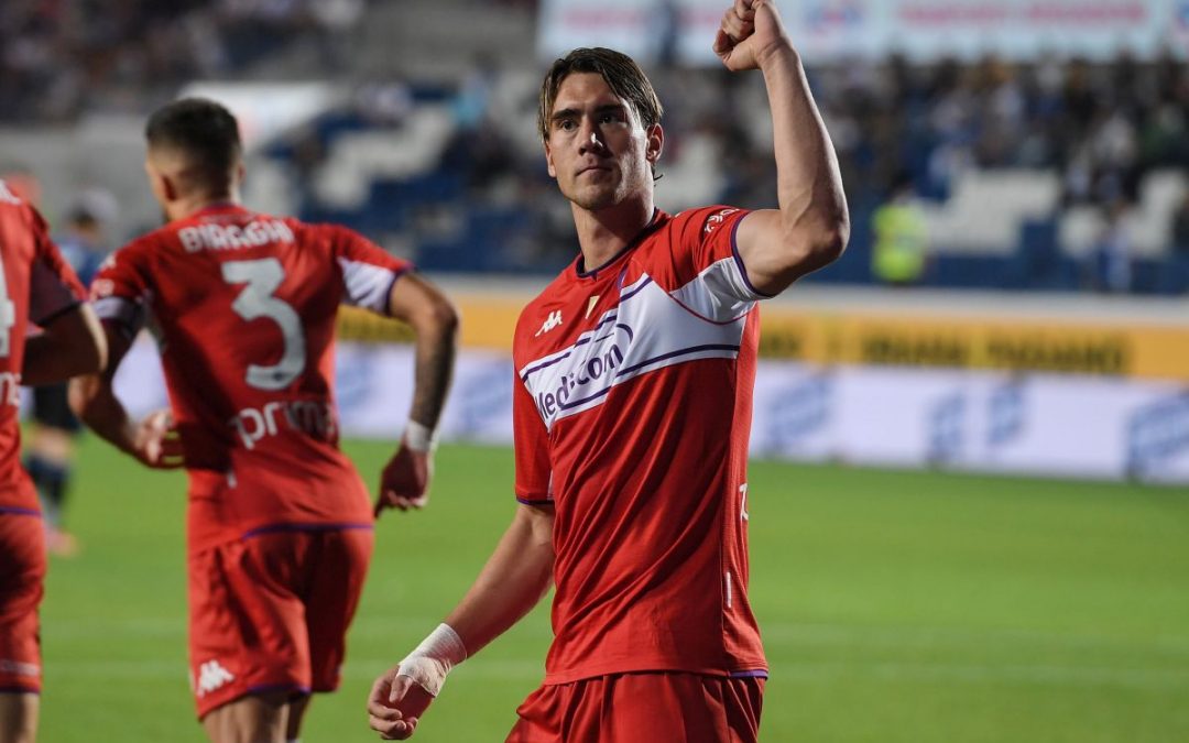 Vlahovic show, la Fiorentina batte 2-1 l’Atalanta